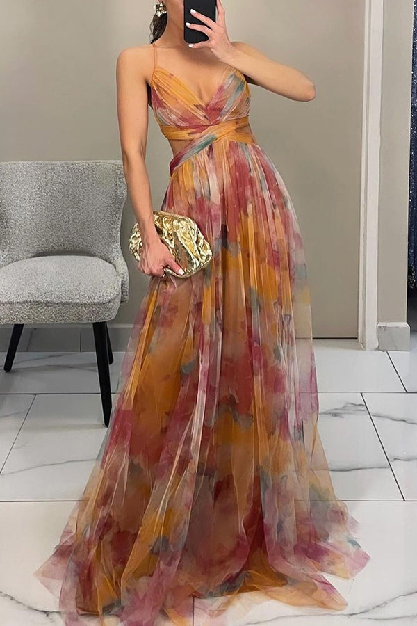 Frostine™ | Robe longue floral romantique pour un look élégant et féminin