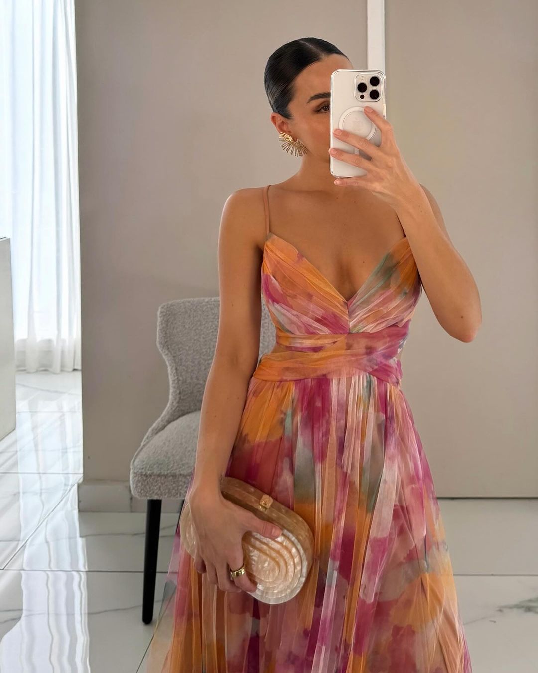 Frostine™ | Robe longue floral romantique pour un look élégant et féminin