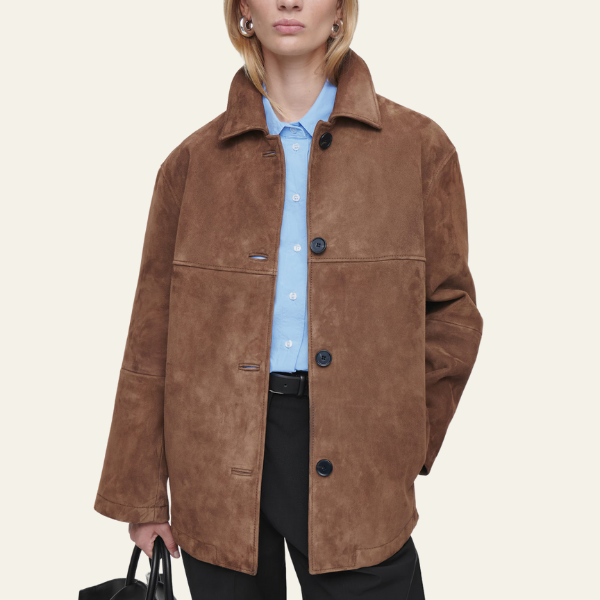 Collared Suede Jacket