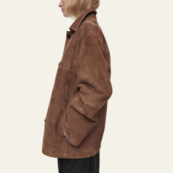 Collared Suede Jacket