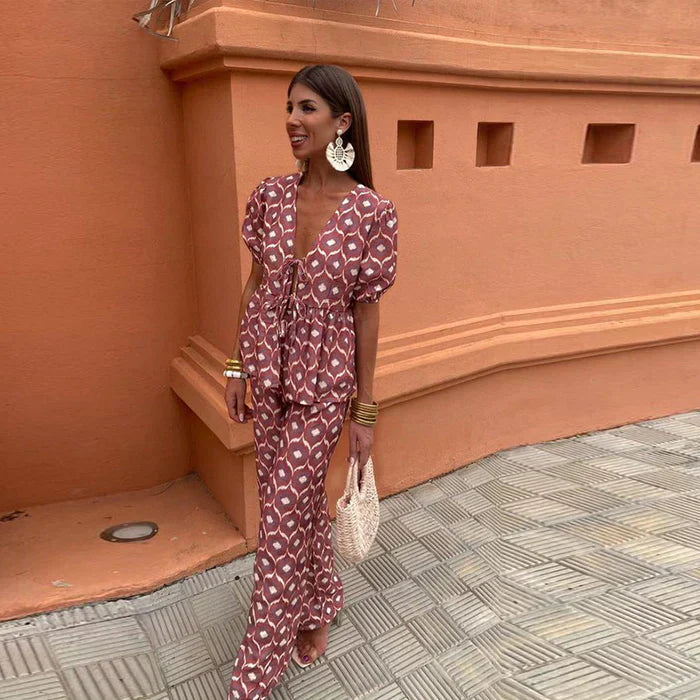 Élodie | Ensemble d’été chic deux pièces pour un look élégant et tendance