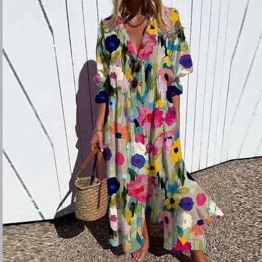 Robe Boho Odessa – Style Bohème Décontracté et Élégant