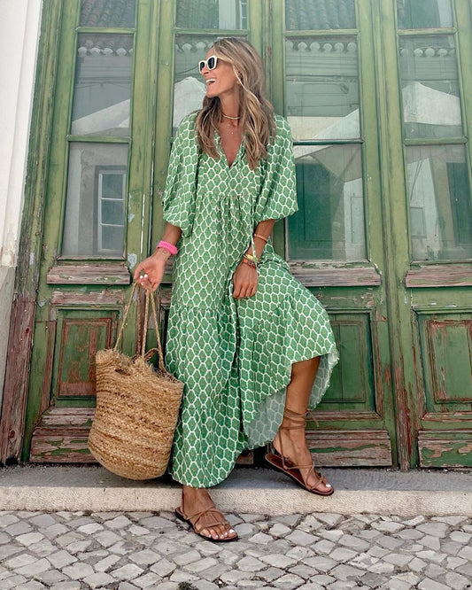 Fleur | Robe Maxi Bohème Élégante et Flottante