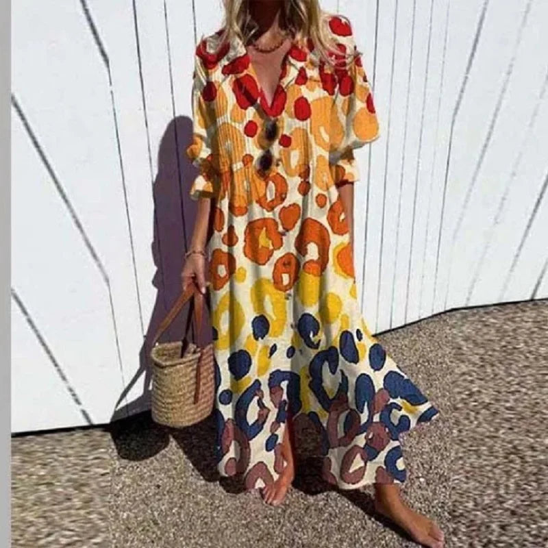 Robe Boho Odessa – Style Bohème Décontracté et Élégant