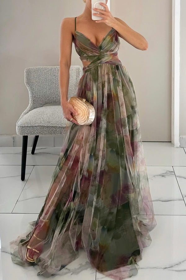 Frostine™ | Robe longue floral romantique pour un look élégant et féminin