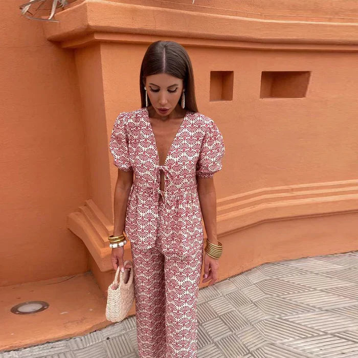 Élodie | Ensemble d’été chic deux pièces pour un look élégant et tendance