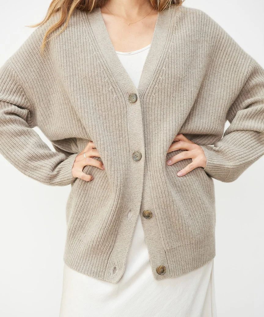 Elegante Knopen Cardigan