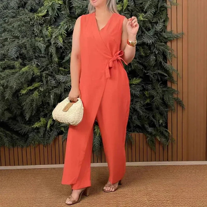 VanderMeer® | Elegante V-hals jumpsuit