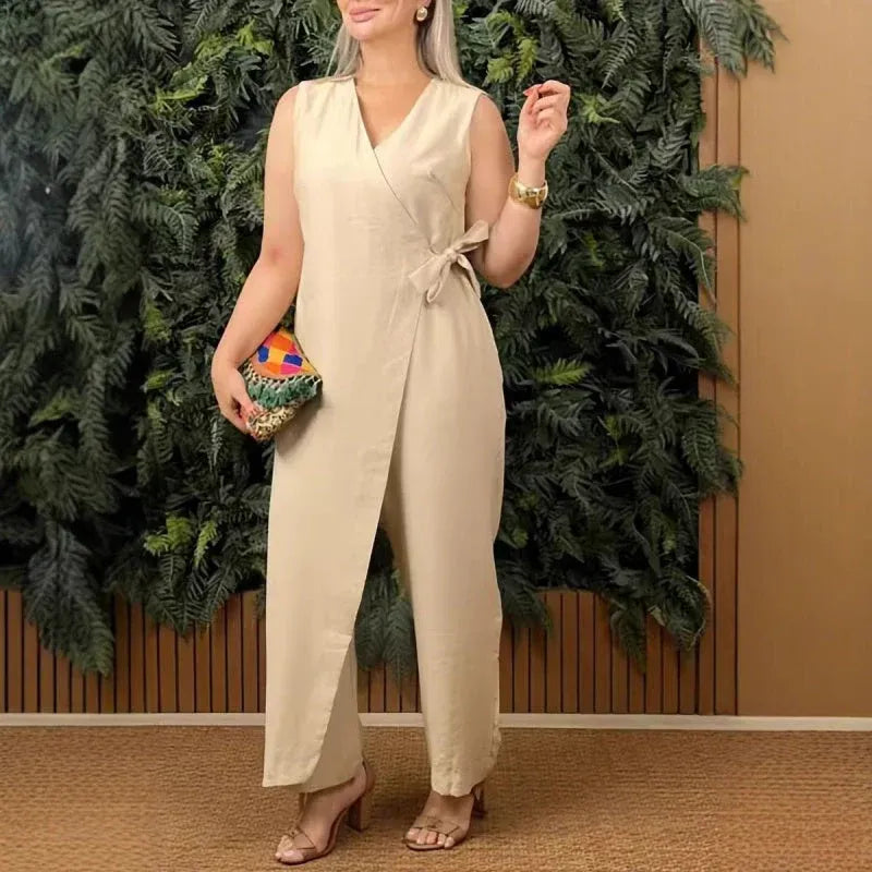 VanderMeer® | Elegante V-hals jumpsuit