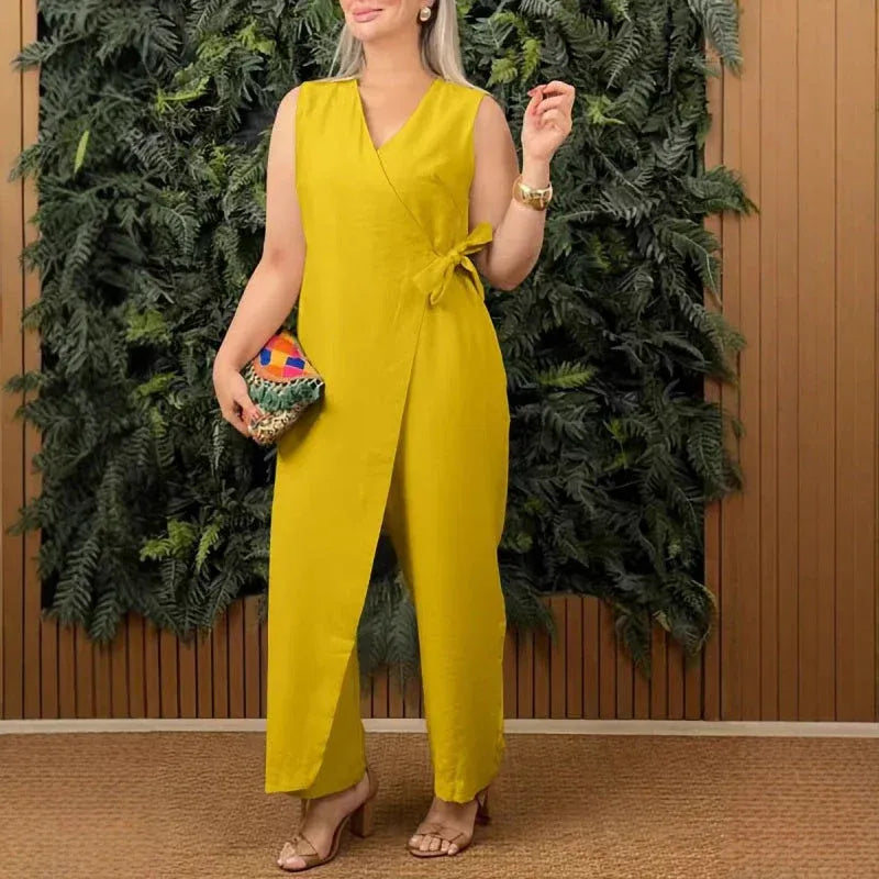 VanderMeer® | Elegante V-hals jumpsuit