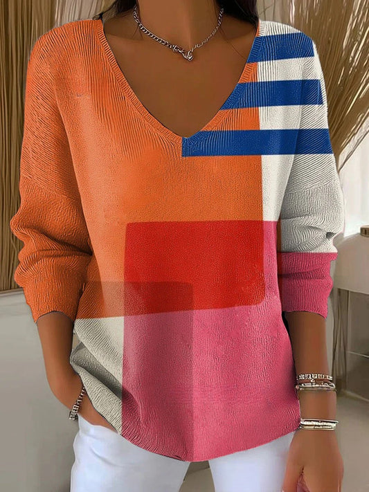 ANAIS | Pull en tricot avec décolleté en V