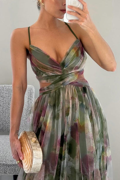 Frostine™ | Robe longue floral romantique pour un look élégant et féminin
