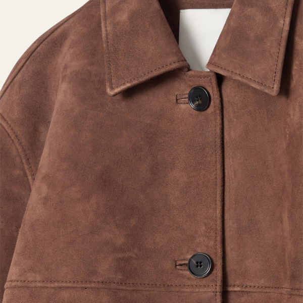 Collared Suede Jacket