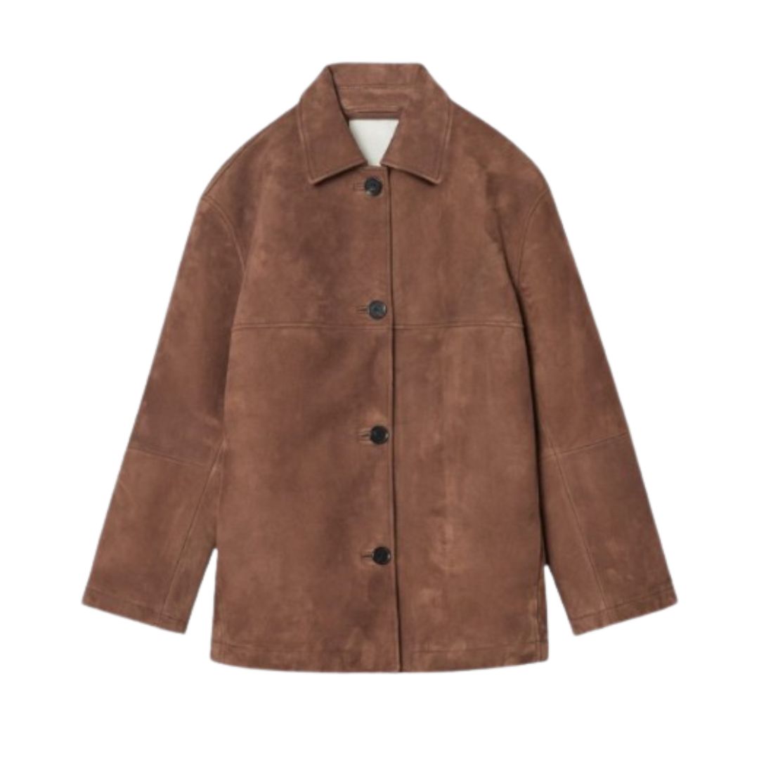 Collared Suede Jacket