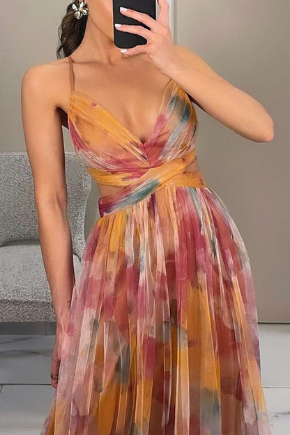 Frostine™ | Robe longue floral romantique pour un look élégant et féminin