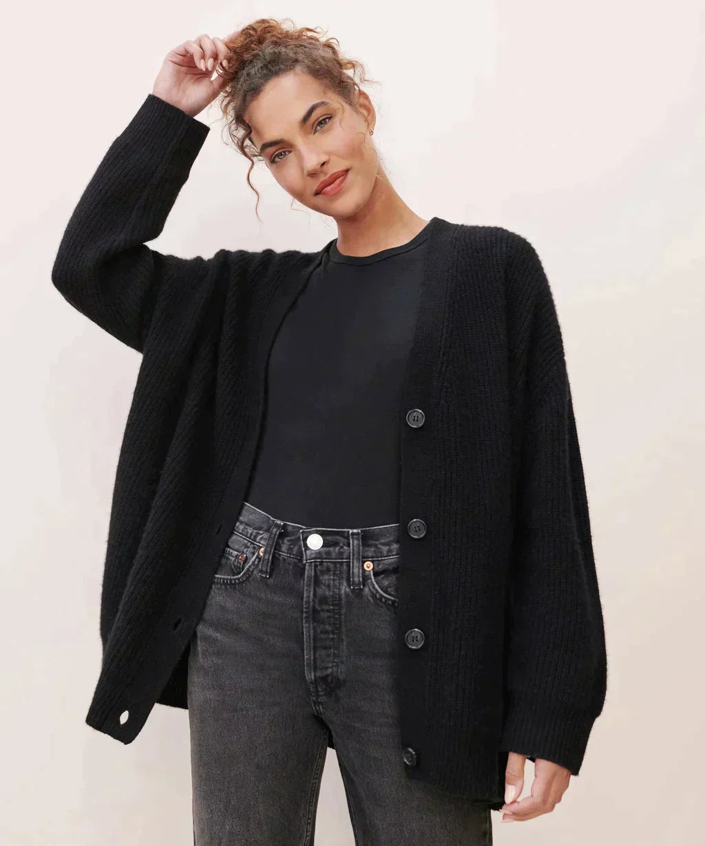 Elegante Knopen Cardigan
